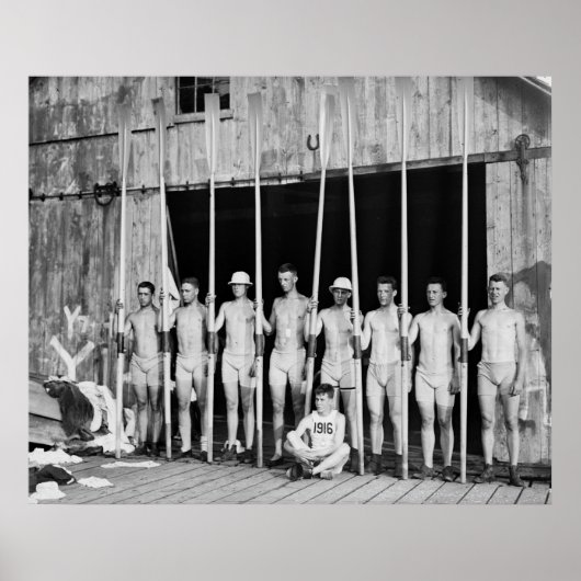 Yale Freshman Crew: 1916 Poster (Voorkant)