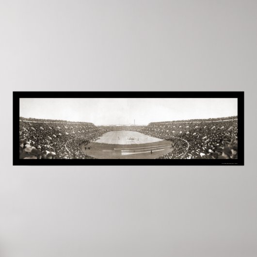 Yale Harvard Football Foto 1905 Poster (Voorkant)