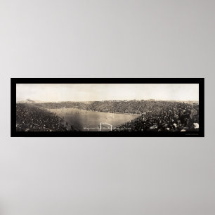 Yale Harvard Football Foto 1910 Poster