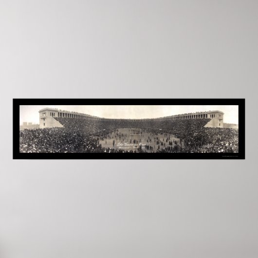 Yale Harvard Game Over Foto 1911 Poster (Voorkant)