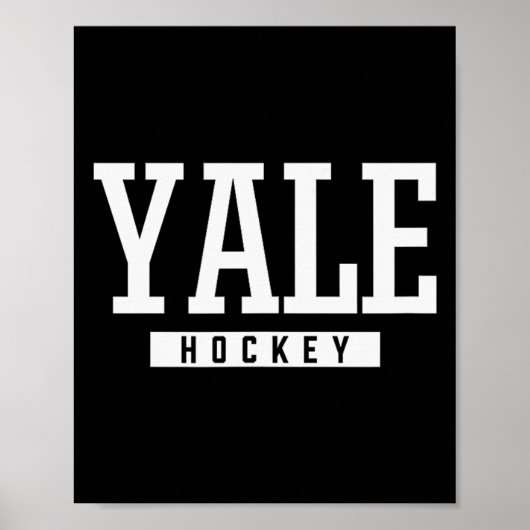 Yale High School ijshockey Poster (Voorkant)