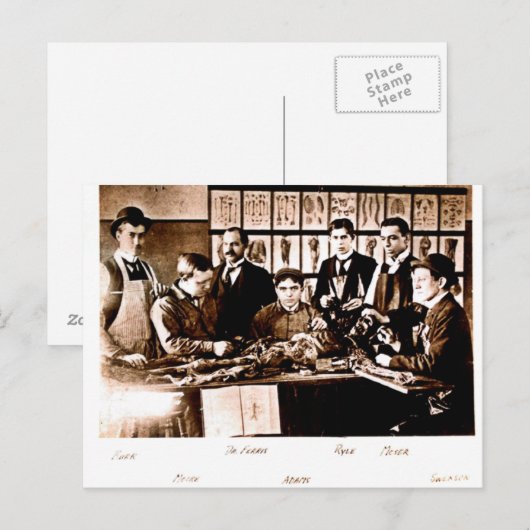 Yale Medical Anatomy Class Briefkaart (Voorkant / Achterkant)