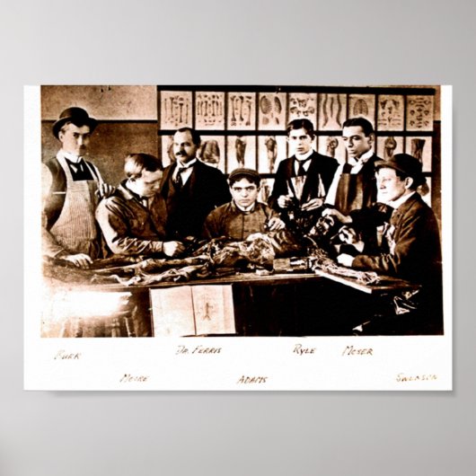 Yale Medical Anatomy Class Poster (Voorkant)