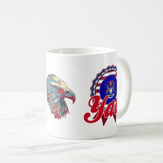 Yale, MI Koffiemok (Voorkant rechts)