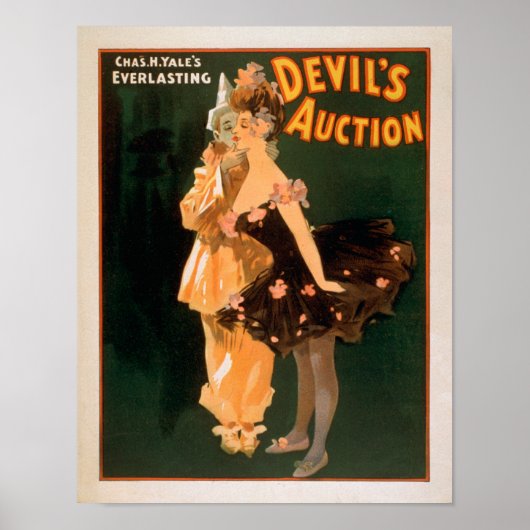 Yale's Everlasting Devil's Auction Play Poster (Voorkant)