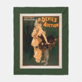 Yale's Eversustainable Devil's veilingspel Fleece Deken (Voorkant)