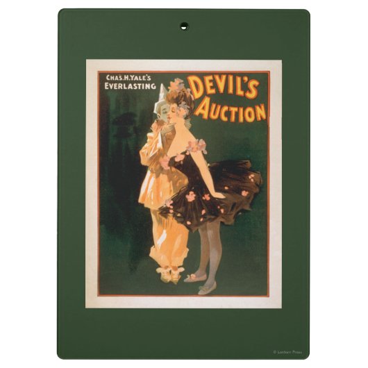 Yale's Eversustainable Devil's veilingspel Klembord (Achterkant)