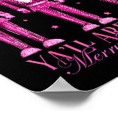 Y'all Are Nuts Nutcracker Christmas Funny Xmas  Poster (Hoek)