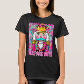 Y'all Are Nuts Nutcracker Merry Christmas Funny Xm T-shirt (Voorkant)