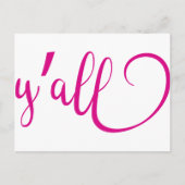 y'all briefkaart (Voorkant)