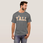 Y'ALL Collegiate Collectie Checkerboard T-Shirt (Voorkant volledig)