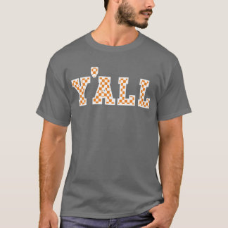 Y'ALL Collegiate Collectie Checkerboard T-Shirt