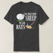 Yall ging van schaap naar lab ratten t-shirt (Design voorkant)