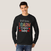 Y'all Gonna Learn Today Teacher Back To School Leo T-shirt (Voorkant volledig)