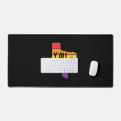 Y'all Means Y'all Design for proud LGBT+ Texans Bureaumat (Keyboard & Muis)