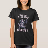Ya'll Mind If I Do Some Cheerin' Funny Cowboy Frog T-shirt (Voorkant)