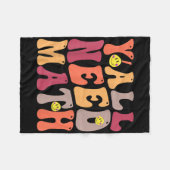 Yall Need Wiskunde Wiskunde Happy Fleece Deken (Voorkant (Horizontaal))