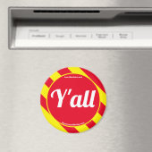 Y'all rood/gele magneet (Insitu (Vaatwasser))