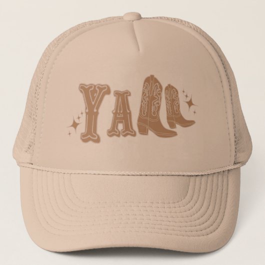 Ya'll Schattige Southern Trucker Hat Trucker Pet (Voorkant)