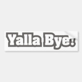 Yalla Dag Bumpersticker (Voorkant)
