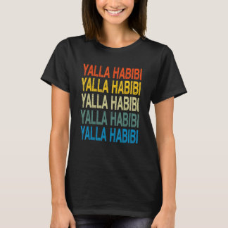 Yalla Habibi Arabisch Calligrafie T-shirt