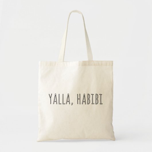 yalla habibi tote bag (Voorkant)
