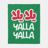 Yalla yalla fleece deken (Voorkant)