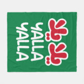 Yalla yalla fleece deken (Voorkant (Horizontaal))