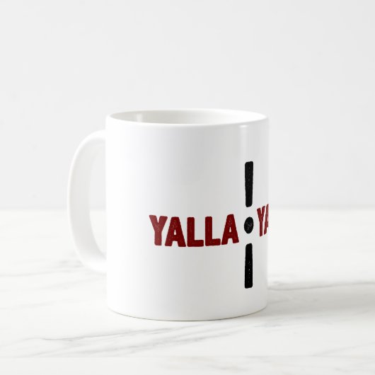 Yalla Yalla Koffiemok (Voorkant links)