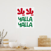 Yalla yalla poster (Keuken)
