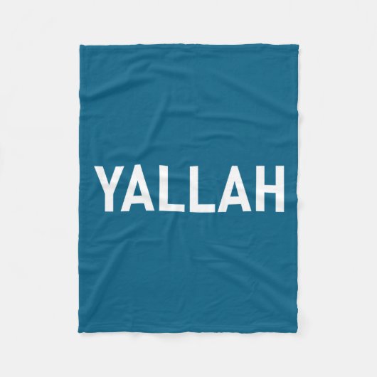 Yallah, Arabic Words, Travel, Funny, Jokes, Sarcas Fleece Deken (Voorkant)