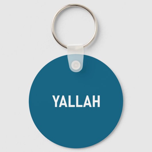 Yallah, Arabic Words, Travel, Funny, Jokes, Sarcas Sleutelhanger (Voorkant)