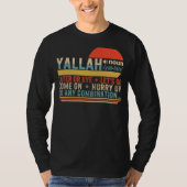 Yallah Definition Arabisch Muslim Greeting Eid Isl T-shirt (Voorkant)