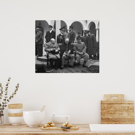 Yalta-conferentie Poster (Keuken)