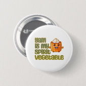 Yam Is Mijn Geestige Groente Grappige Speelse Stem Ronde Button 5,7 Cm (Voorkant /achterkant)