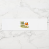 Yam is mijn spirit groente klassieker waterfles etiket (Enkel label)