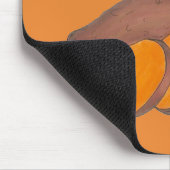 Yam it Up Funny Oranje Sweet Potato Funny Foodie Muismat (Hoek)