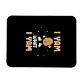 Yam What I Yam Funny Potato Pun Thanksgiving Magneet (Horizontaal)