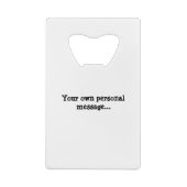 Yam Yam Black Country Bottle Opener Creditkaart Flessenopener (Achterkant)