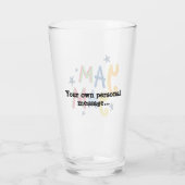 Yam Yam Black Country Glass Glas (Achterkant)