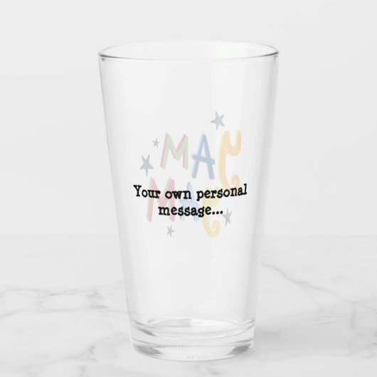 Yam Yam Black Country Glass Glas (Achterkant)