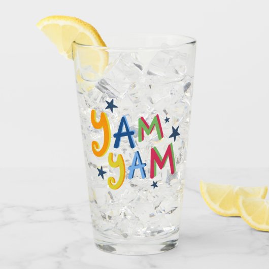 Yam Yam Black Country Glass Glas (Voorkant ijs)