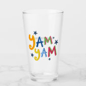 Yam Yam Black Country Glass Glas (Voorkant)