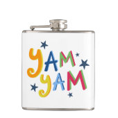Yam Yam Black Country Hip Flask Heupfles (Voorkant)