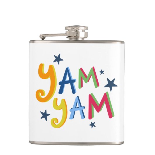 Yam Yam Black Country Hip Flask Heupfles (Voorkant)