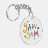 Yam Yam Black Country Key Ring Sleutelhanger (Voorkant Links)