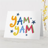 Yam Yam Black Country Quotes Kaart (Gele Bloem)