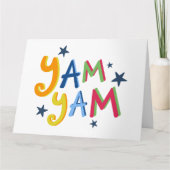 Yam Yam Black Country Quotes Kaart (Voorkant)