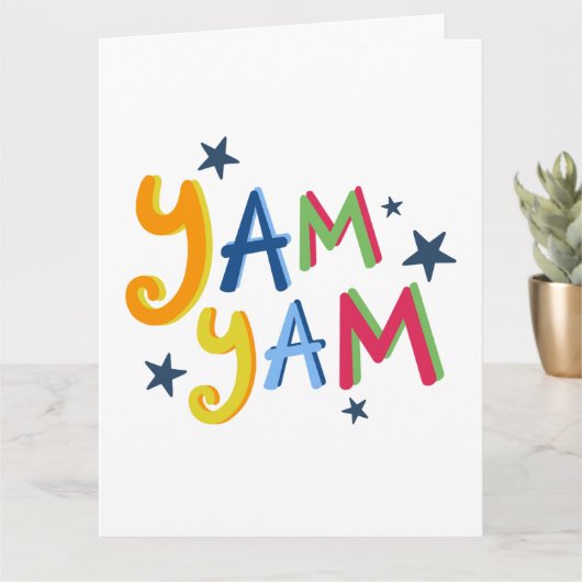 Yam Yam Black Country Quotes Kaart (Kleine Plant)