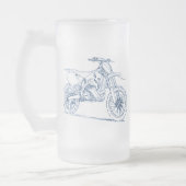 Yam YZ250 2010 Matglas Bierpul (Links)